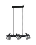 Φωτιστικό Κρεμαστό Τρίφωτο 3xE27 L780xH1100mm Μέταλλο-Ξύλο-Γυαλί Eglo Hornwood 2 43606