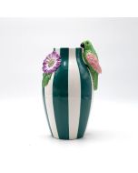 ΒΑΖΟ ΜΕ ΠΑΠΑΓΑΛΟ ΠΗΛΙΝΟ ΠΟΛΥΧΡΩΜΟ 15x13.8x26cm Eurolamp 819-00582