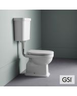 Λεκάνη Υψηλής Πίεσης Κατωστόμια CLASSIC με καζανάκι και κάλυμμα Soft Close MS87C White, GSI White 871000MC-300