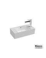 Νιπτήρας Πορσελάνης Tetra n 51x25, Bianco Ceramica White  32051-300