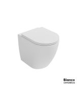 Λεκάνη Υψηλής Πίεσης LENTA/52 Rimless με κάλυμμα Soft Close MS33C, Bianco Ceramica White  380300C-300