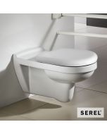 Λεκάνη Κεμαστή ΑΜΕΑ SENIOR με Απλό κάλυμμα 6001, Serel White 304500-300