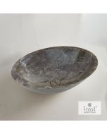 Νιπτήρας Μαρμάρινος  Mica 55x41 h.16 Fossil Emperador Dark DR55-523