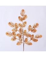 ΚΛΑΔΙ ΧΑΛΚΙΝΟ, ΜΕ GLITTER ΚΑΙ ΠΟΥΛΙΕΣ, 75cm Eurolamp 600-45340