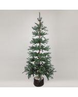 ΔΕΝΤΡΟ ΔΑΝΙΑ, PE KAI PVC, ΜΕ ΞΥΛΙΝΟ ΚΟΡΜΟ ΣΤΗ ΒΑΣΗ, 240cm Eurolamp 600-30644