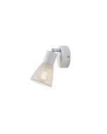 ΣΠΟΤ ΜΕ ΔΙΧΤΥ ΜΕΤΑΛΛΟ 1XE14 Max 8W 80X80X125mm ΛΕΥΚΟ ARTE ILLUMINA MESHY Eurolamp 145-25258