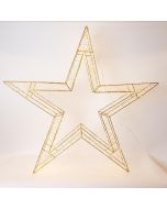 ΑΣΤΕΡΙ ΦΩΤΙΖΟΜΕΝΟ 110cm, 2640 LED, 31V ΜΕΤΑΣΧΗΜΑΤΙΣΤΗ, TIMER, ΜΠΡΟΝΖΕ ΜΕΤΑΛΛΙΚΟΣ ΣΚΕΛΕΤΟΣ, ΜΠΡΟΝΖΕ ΧΑΛΚΙΝΟ ΚΑΛΩΔΙΟ, ΘΕΡΜΟ LED, ΠΡΟΕΚΤΑΣΗ ΠΑΡΟΧΗΣ 5m, IP4 Eurolamp 600-22532