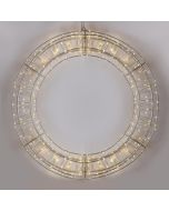 ΣΤΕΦΑΝΙ 70cm, 600 LED, 4,5V ΜΕΤΑΣΧΗΜΑΤΙΣΤΗ, TIMER, ΑΣΗΜΙ ΜΕΤΑΛΛΙΚΟΣ ΣΚΕΛΕΤΟΣ, ΑΣΗΜΙ ΧΑΛΚΙΝΟ ΚΑΛΩΔΙΟ, ΘΕΡΜΟ ΛΕΥΚΟ LED, ΠΡΟΕΚΤΑΣΗ ΠΑΡΟΧΗΣ 5m, IP44 Eurolamp 600-22546