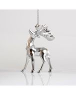 ΤΑΡΑΝΔΟΣ ΑΚΡΥΛΙΚΟΣ, ΜΑΤ ΑΣΗΜΙ, ΜΕ GLITTER, 7x11,6cm Eurolamp 600-44649