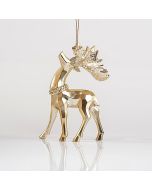 ΤΑΡΑΝΔΟΣ ΑΚΡΥΛΙΚΟΣ, ΜΑΤ ΧΡΥΣΟ, ΜΕ GLITTER, 7x11,6cm Eurolamp 600-44650