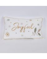 ΜΑΞΙΛΑΡΙ ΛΕΥΚΟ, ΜΕ ΧΡΥΣΗ ΕΠΙΓΡΑΦΗ JOYFUL, 30x50cm Eurolamp 600-46022
