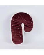 ΜΑΞΙΛΑΡΙ ΜΠΑΣΤΟΥΝΑΚΙ, ΜΠΟΡΝΤΟ ΒΕΛΟΥΔΟ ΜΕ ΧΡΥΣΑ ΑΣΤΕΡΑΚΙΑ, 6x30x45cm Eurolamp 600-46031