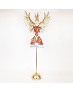 ΜΕΤΑΛΛΙΚΗ ΠΡΙΓΚΙΠΙΣΣΑ ΜΕ ΛΕΥΚΗ ΚΑΡΔΙΑ, 104.14cm Eurolamp 600-46484