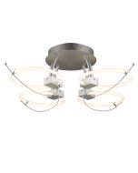 Επιτοίχιο σποτ από χρυσαφί μέταλλο 4XGU10 D:70cm 9082-4