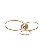 Φωτιστικό οροφής LED 75W 3CCT by switch on base D:80cm 6094-A-Golden