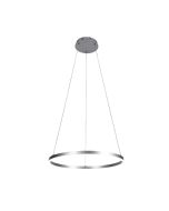 Κρεμαστό φωτιστικό LED 45W 3CCT by switch on base D:100cm 6095-AA-Silver