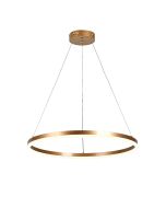 Κρεμαστό φωτιστικό LED 45W 3CCT by switch on base D:60cm 6095-C-Golden