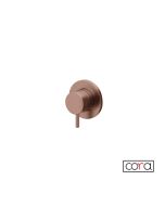 Εκτροπέας 2 ή 3 εξόδων για εντοιχισμένο σύστημα ντουζιέρας, Cosmo PVD Rose Gold Brushed Inox 6151-811