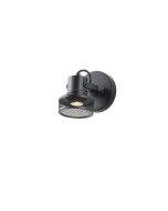 ΣΠΟΤ ΟΡΟΦΗΣ ΜΕ ΔΙΧΤΥ ΜΕΤΑΛΛΟ 1XGU10 MAX 5W 165X100X152mm ΜΑΥΡΟ ARTE ILLUMINA SOLUN Eurolamp 145-25045