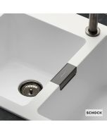 Βαλβίδα με Υπερχείλιση για Νεροχύτη Γρανίτη Schock 15290 Gunmetal 629345-411