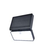 Απλίκα Ηλιακό Φωτιστικό με Αισθητήρα Κίνησης IP44 2700-6500K Led 8,5w 2x2200mAh 3,7 Li-ion battery 180x111xY192mm Matt Black Lutec Tuda 6935501330