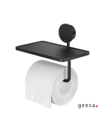 Xαρτοθήκη με Εταζέρα 18,5x12,9 εκ. OPAL Geesa Black Matt 7224-400