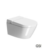 Λεκάνη Κρεμαστή PURA/59 Swirlflush με σύστημα ηλεκτρονικού μπιντέ, White GSI Ιταλίας 7418K-300