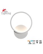 SE LED 20 ROSA WHITE WALL LAMP 12W 3CCT WITH MEMORY 2 YEARS WARRANTY HOMELIGHTING 77-50478-new