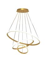 SE LED 60 DAMITA GOLD PENDANT 60x40x20cm 57W 3CCT WITH MEMORY IP20 2 YEARS WARRANTY A2 HOMELIGHTING 77-50604