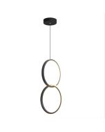 SE LED 20 AINA BLACK PENDANT 20x40x100cm 20W IP20 3CCT WITH MEMORY 2 YEARS WARRANTY A2 HOMELIGHTING 77-50616