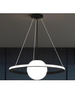 SE LED 50 PAULA PENDANT BLACK 24W 3CCT+E14 40x100cm IP20 220V 2 YEARS WARRANTY A1 HOMELIGHTING 77-50643