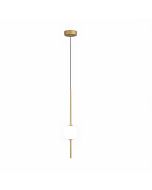 SE LED 12 AMALFI PENDANT GOLD 7W 3CCT 12x100cm IP20 220V 2 YEARS WARRANTY E3 HOMELIGHTING 77-50651
