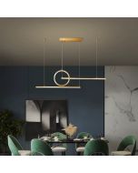 SE LED 100 LUFICET PENDANT GOLD 24W  3CCT 100x6x100cm IP20 2 YEARS WARRANTY A2 HOMELIGHTING 77-50666