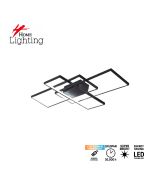 SE LED 4 TESSERA BLACK 58*32*10cm 3CCT WITH CONTROL+MEMORY 40W IP20 2 YEARS WARRANTY Z4 HOMELIGHTING 77-50989
