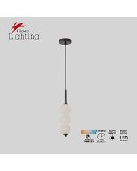 SE LED 120 LUNA TRIPLA BLACK Φ10CM PENDANT 3CCT WITH MEMORY 2 YEARS WARRANTY HOMELIGHTING 77-51157