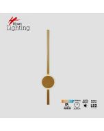 SE LED 60 ZENYA GOLD WALL LAMP 3CCT WITH MEMORY 60cm 2 YEARS WARRANTY HOMELIGHTING 77-51164