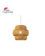 SE21-BA-30 POT PENDANT BAMBOO STEEL 30*30*120cm, E27 2 YEARS WARRANTY HOMELIGHTING 77-51187
