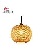 SE21-BA-3030 LYSA PENDANT BAMBOO STEEL 30*120cm E27 2 YEARS WARRANTY HOMELIGHTING 77-51189