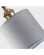 SE21-BR-10-3BL-SH2 MAGNUM BRONZE Grey Shade Pendant+ HOMELIGHTING 77-8736