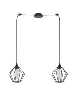 SE21-BL-B10-BL2-GR1 ADEPT PENDANT Black Metal Grid Pendant+ HOMELIGHTING 77-8749