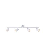 ΣΠΟΤ ΜΕΤΑΛΛΟ 4ΦΩΤΟ 4XGU10 Max 7W 790X165mm ΛΕΥΚΟ ARTE ILLUMINA OLYMP Eurolamp 145-25229