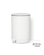 Χαρτοδοχείο Επιδαπέδιο 5l Geesa White Matt 800065-300