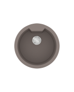 Νεροχύτης Κουζίνας Ø51cm Ένθετος Eρμάριο 50cm Γρανίτης Sanitec Ultra Granite 810-34-Sienna