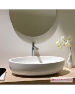 Νιπτήρας Πορσελάνης Planet 66x38,5 Scarabeo White 8111-300