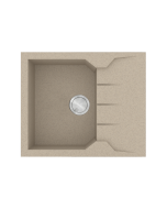 Νεροχύτης Κουζίνας 60x50cm Γρανίτης Ένθετος Ερμάριο 50cm Sanitec Ultra Granite 812-32-Sabbia