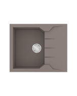 Νεροχύτης Κουζίνας 60x50cm Γρανίτης Ένθετος ερμάριο 50cm Sanitec Ultra Granite 812-34-Sienna