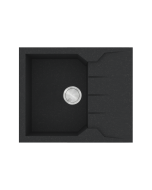 Νεροχύτης Κουζίνας 60x50cm Γρανίτης Ένθετος Ερμάριο 50cm Sanitec Ultra Granite 812-36-Grafite