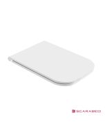 Κάλυμμα Λεκάνης ΤΕΟΡΕΜΑ Slim Soft Close Scarabeo Pearl (White Matt) 8305BS-301