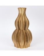 ΒΑΖΟ ΠΟΡΣΕΛΑΝΙΝΟ 3D ΧΡΥΣΟ 19x19x35cm Eurolamp 752-21098