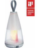 Φωτιστικό Πορτατίφ IP44 Επαναφορτιζόμενο 3w 201lm RGG-CCT Lutec Pepper 8500102331